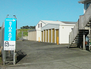 Sisac Storage sign at the Anvil Road entrance